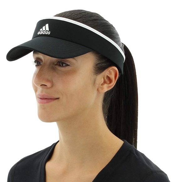 Adidas Womens White Match Visor - Picture 7 of 8